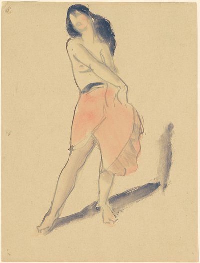 Piros szoknyás táncos, 2. sz alkotó: Robert Henri