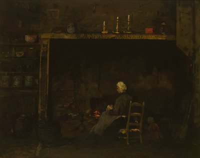 Normandia belső tér, 1899. alkotó: Robert Henri