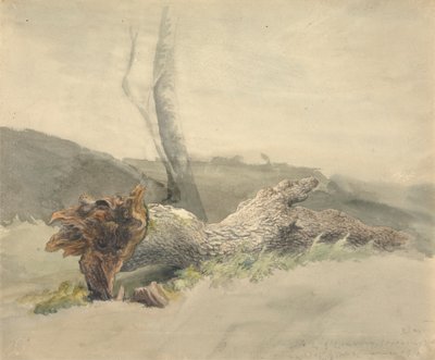 A kidőlt fa alkotó: Robert Hills