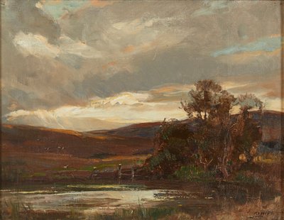 Este a Swire úton, Ettrick híd (olaj, vászon) alkotó: Robert Hope