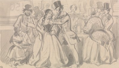 Nyilvános felüdülés alacsony társadalomban alkotó: Robert Isaac Cruikshank