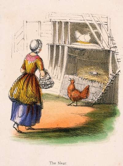 „A fészek”, 1845 alkotó: Robert Kent Thomas