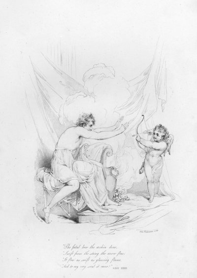 Anakreon, Óda XXXIII (metszet) alkotó: Robert Kerr (after) Porter