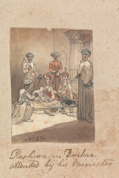 A Maratha Peshwa és miniszterei alkotó: Robert Mabon