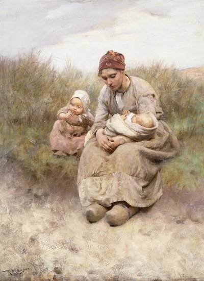 Anya és gyermek, alkotó: Robert McGregor