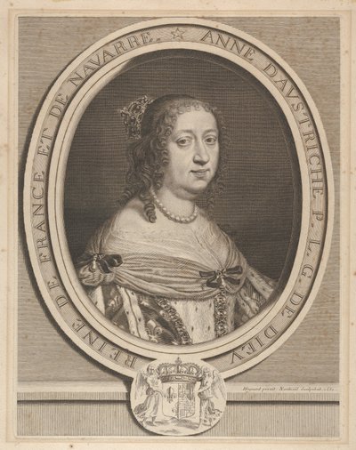 Ausztriai Anna, 1660. alkotó: Robert Nanteuil