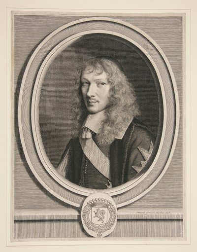 Basil Fouquet, Abb? de Barbeaux és de Rigny, a királyi rendek kancellárja (barbeaux-i és rignyi apát, a király kancellárja alkotó: Robert Nanteuil
