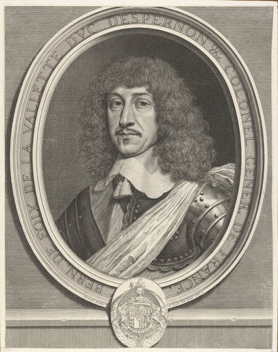Bernard de Foix de La Valette Epernon hercege, 1630. alkotó: Robert Nanteuil