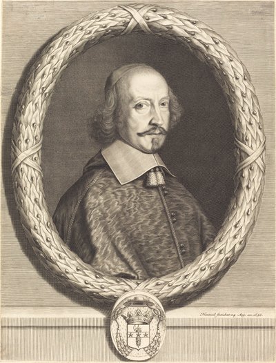 Jules Mazarin bíboros alkotó: Robert Nanteuil