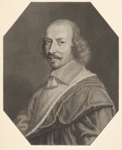 Jules Mazarin bíboros, 1656. alkotó: Robert Nanteuil