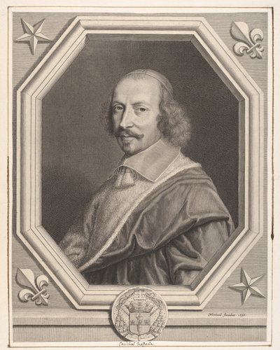 Jules Mazarin bíboros, 1656. alkotó: Robert Nanteuil
