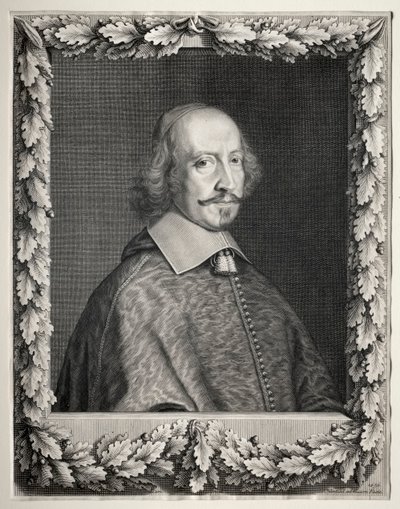 Mazarin bíboros, 1656. alkotó: Robert Nanteuil