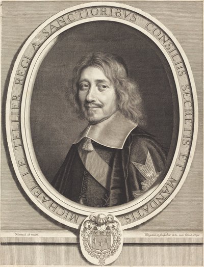 Michel Le Tellier kancellár alkotó: Robert Nanteuil