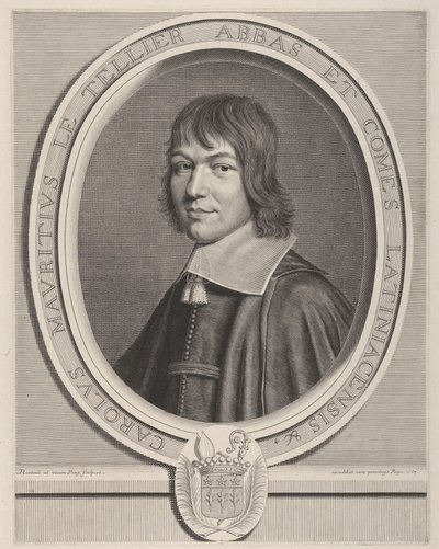 Charles-Maurice Le Tellier, 1663. alkotó: Robert Nanteuil