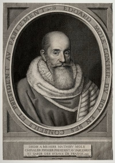 Edouard Molé. alkotó: Robert Nanteuil