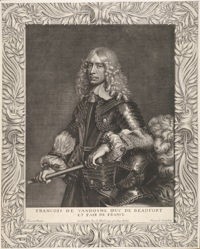 François de Vendôme, Beaufort hercege, kb. 1649. alkotó: Robert Nanteuil