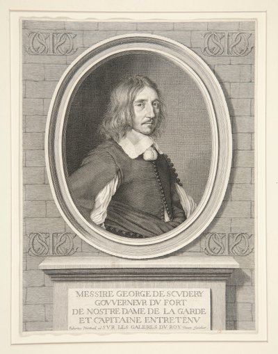 Georges de Scud?ry, író, az Akadémia tagja (1601-1668) alkotó: Robert Nanteuil