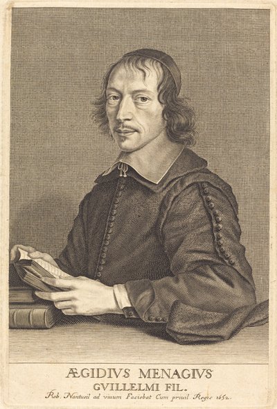 Gilles Menage alkotó: Robert Nanteuil