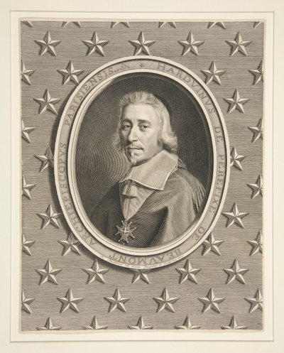 Hardouin de P?r?fixe de Beaumont, Párizs érseke (Párizsi érsek) (1605-1671) alkotó: Robert Nanteuil