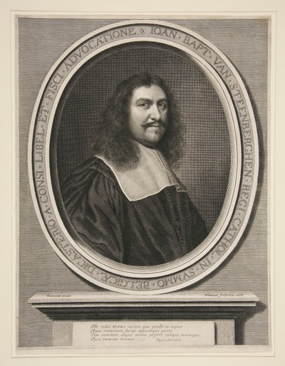 Jean Baptiste van Steenberghen, Conseiller du Roi au Conseil de Flandre (a király tanácsadója a Flandriai Tanácsban) alkotó: Robert Nanteuil