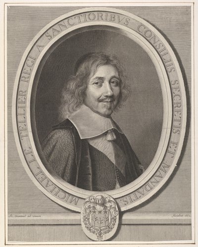 Michel IV Le Tellier kancellár, 1662. alkotó: Robert Nanteuil