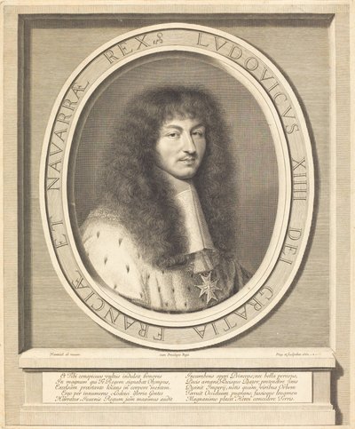 Lajos XIV alkotó: Robert Nanteuil