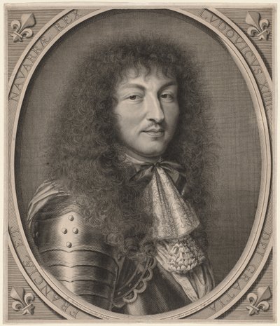XIV. Lajos, 1666. alkotó: Robert Nanteuil