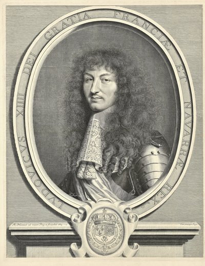XIV. Lajos francia király 1638-1715, 1664 alkotó: Robert Nanteuil