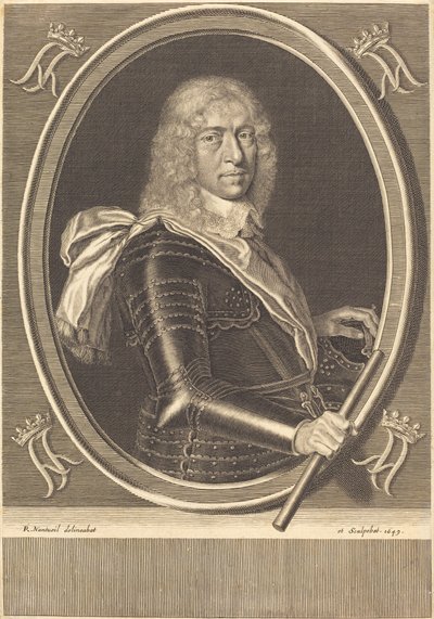 Louis de Bourbon-Vendome, Mercoeur hercege alkotó: Robert Nanteuil