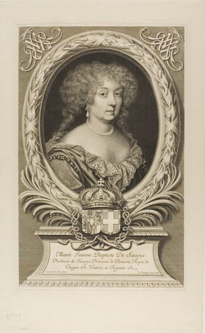 Marie Jeanne Baptiste, Savoye hercegnője alkotó: Robert Nanteuil