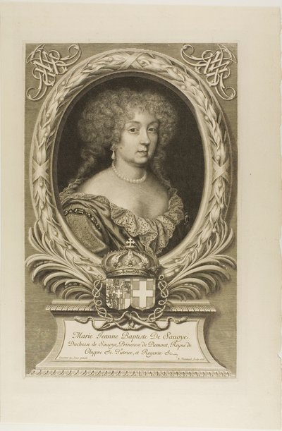 Marie Jeanne Baptiste Baptiste de Savoye alkotó: Robert Nanteuil