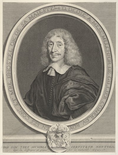Melchior de Gillier, 1652. alkotó: Robert Nanteuil