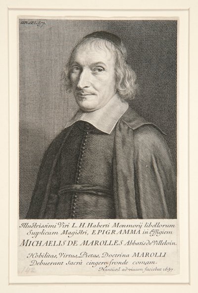 Marollesi Mihály (1600-1681) alkotó: Robert Nanteuil