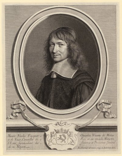Nicolas Fouquet portréja alkotó: Robert Nanteuil