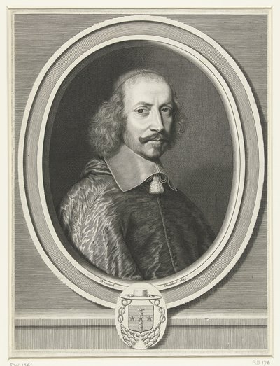 Mazarin bíboros portréja, 1655 alkotó: Robert Nanteuil