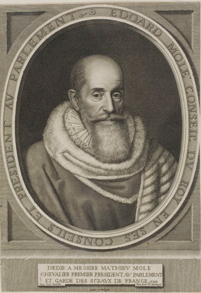 Edouard Molé portréja alkotó: Robert Nanteuil