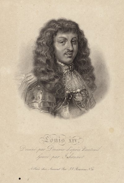 XIV. Lajos király portréja alkotó: Robert Nanteuil