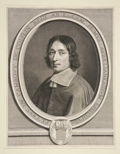 De Coislin bíboros portréja alkotó: Robert Nanteuil
