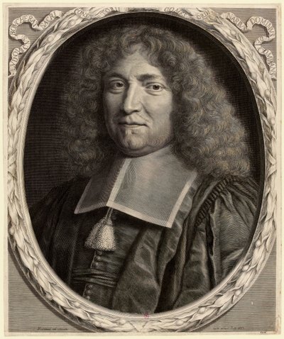 Louis Boucherat 1616-1699, Franciaország kancellárjának portréja, 1677. alkotó: Robert Nanteuil
