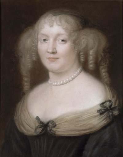 Marie de Rabutin-Chantal, de Sévigné márkiné portréja 1626-1696, 1665 körül. alkotó: Robert Nanteuil