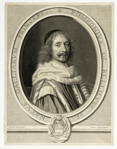 Pompone de Bellièvre portréja alkotó: Robert Nanteuil