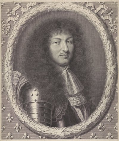 XIV. Lajos francia király portréja alkotó: Robert Nanteuil