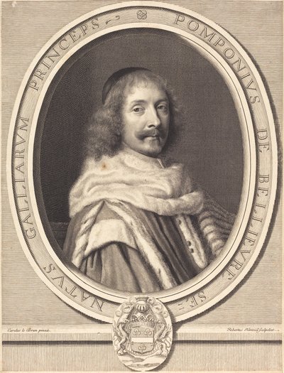 Pompone II de Bellievre alkotó: Robert Nanteuil after Charles Le Brun