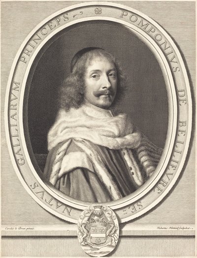 Pomponne de Bellievre alkotó: Robert Nanteuil after Charles Le Brun
