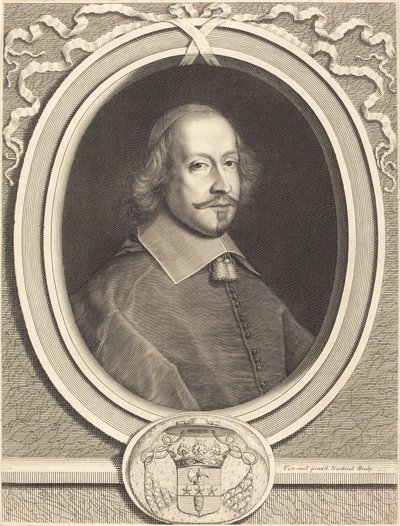 Jules Mazarin bíboros alkotó: Robert Nanteuil after Pieter van Mol