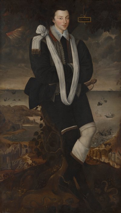 Anthony Maria Browne, Montagu 2. vikomt portréja alkotó: Robert Peake the elder