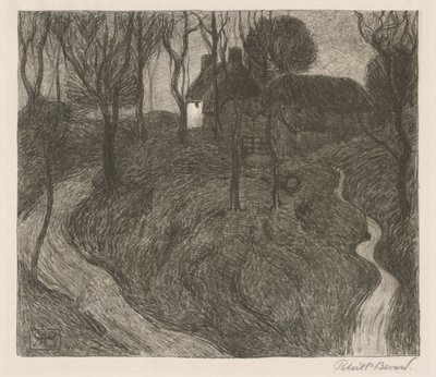 Egy magányos farm [Hawkridge] alkotó: Robert Polhill Bevan