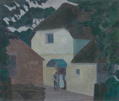A hívó a malomban alkotó: Robert Polhill Bevan
