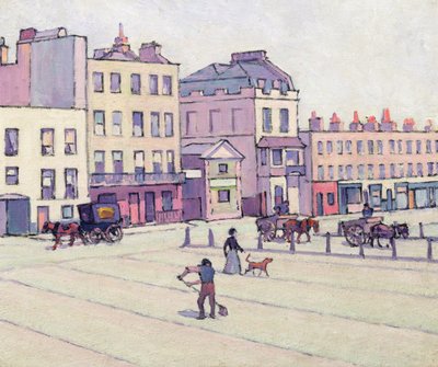 The Weigh House, Cumberland Market, 1914 körül (olaj, vászon) alkotó: Robert Polhill Bevan