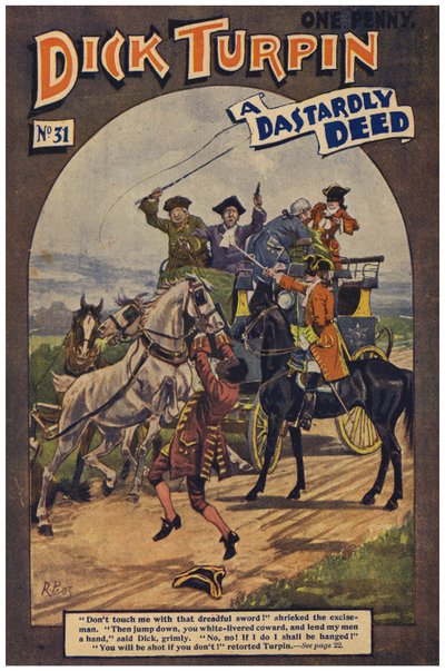 Dick Turpin (színes litó) alkotó: Robert Prowse Jnr